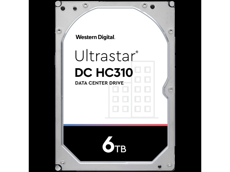Western Digital Ultrastar DC HDD Server 7K6 (3.5’’, 6TB, 256MB, 7200 RPM, SATA 6Gb/s, 512E SE), SKU: 0B36039