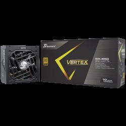 Seasonic VERTEX GX-850 Gold, ATX 3.0, 80 PLUS GOLD, 135mm FDB Fan, Fully Modular, PCIe Gen 5 Cable (12VHPWR) included, 10 Years Warranty (1VT85GFRT3A14X)