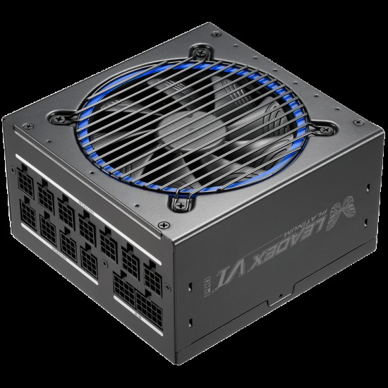 Super Flower Leadex VI Platinum Pro 1000W, 80 Plus Platinum, Fully Modular, 12VHPWR Cable included, Compact 150mm Size, 120mm F.D.B PWM Fan, 5 year warranty