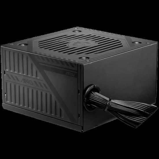 MSI MAG A500DN, 500W, 80 Plus Standart, 120mm Low Noise Fan, Protections: OCP/OVP/OPP/OTP/SCP/UVP, Dimensions: 150mmx140mmx86mm, 3Y Warranty