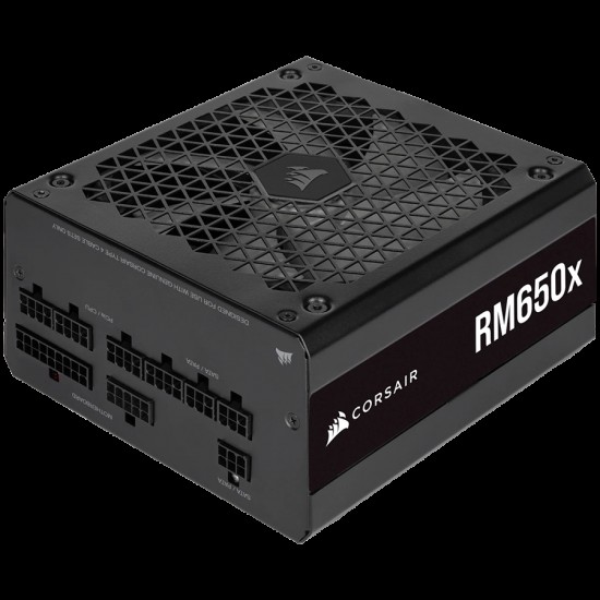 Corsair PSU 650W RM650x modular ATX 80+ Gold 135mm fan RMx series