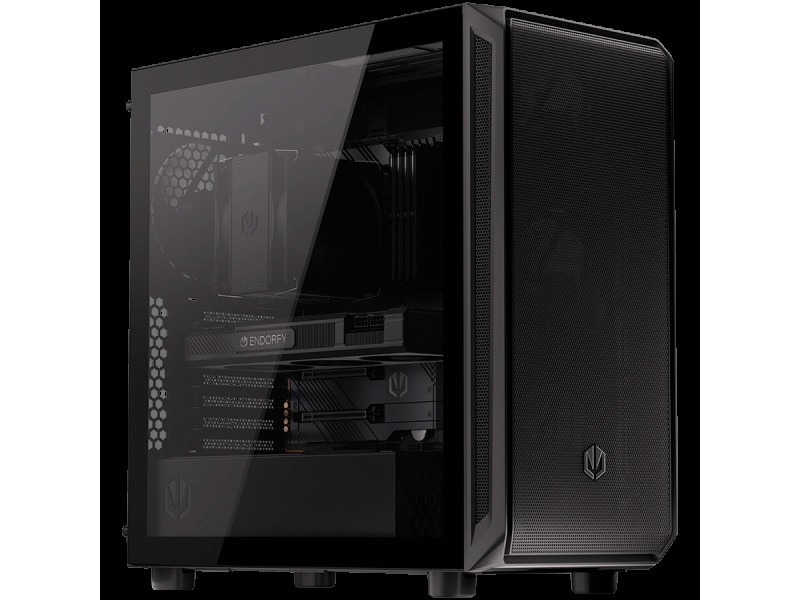 Endorfy Arx 700 Air, Mid-Tower, ATX/mATX/mITX, 2x USB-A (3.1 GEN 1),  1x Audio/1x Mic, 5x STRATUS 140 PWM fans, Tempered Glass, Mesh Top & Front Panel, 486×228×472 mm,  3 Year Warranty