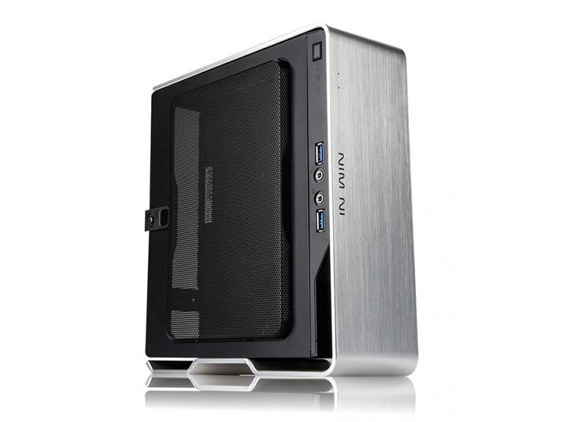 Chassis In Win BQ696 BQ696 MINI ITX CHASSIS WITH ALUMINUM FRAME/ IP-AD150A7-2/ EU POWER CORD/ BLACK/SILVER COLOR/ RETAIL