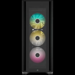 Corsair iCUE 7000X RGB Tempered Glass Full Tower Smart Case, Black, EAN:0840006639435