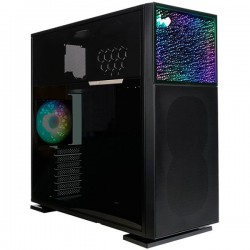 Chassis In Win 515, Tempered Glass, Steel Frame, Quick-Release Side Panel, InWin Luna AL120 ARGB PWM fan, GPU Anti-Sag Support, E-ATX/ATX/mATX/mITX, VGA Card Length: 385mm, CPU Heatsink Height: 160mm,1xUSB 3.2 Gen2x2 Type-C, 2xUSB 3.2 Gen1, HD Audio