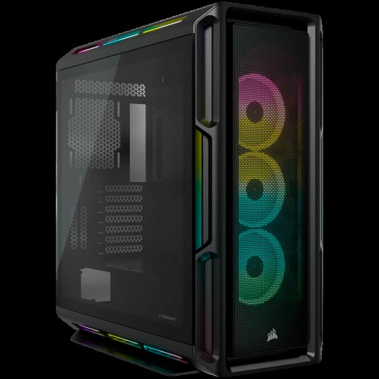Corsair iCUE 5000T RGB Tempered Glass Mid-Tower Smart Case, Black, EAN: 0840006645160