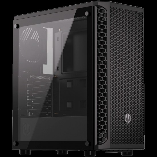 Endorfy Signum 300 Air, Mid-Tower, ATX/mATX/mITX, 2x USB-A (3.1 GEN 1), 1x Audio/1x Mic, 4x STRATUS 120 PWM fans, Tempered Glass, Mesh Front Panel, 413×216×447mm, 3 Year Warranty