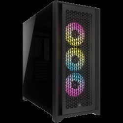 Corsair iCUE 5000D RGB Airflow Tempered Glass, Black, EAN: 840006694342