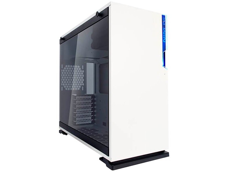 Chassis In Win 101 Mid Tower,ATX,Micro-ATX,Mini-ITX, Tempered Glass,Front Ports 2xUSB 3.0 HD Audio, Dimension 445x220x480mm,1x120mm Rear Fan/120 mm Radiator 2x120mm Side Fan/240mm Radiator,3x120mm Bottom Fan/360mm Radiator,white