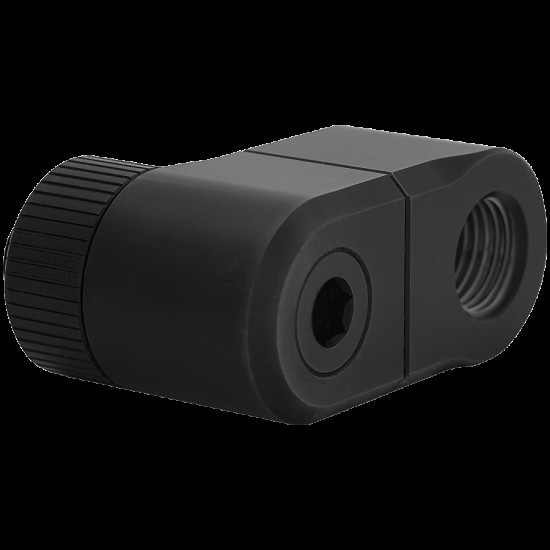 EK-Quantum Torque Double Rotary Offset 28 – Black, adapter fitting