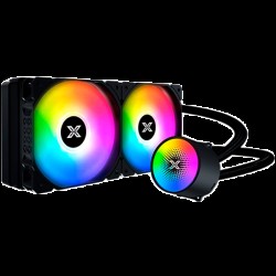 Liquid Killer X 240 EN47697, AIO Liquid Cooler, New X logo ARGB Pump Head, 2x120mm ARGB Fan, Plastic Steel Backpanel