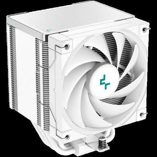 DeepCool AK500 WH, CPU Air Cooler, 1x120mm FK120 PWM Fan, TDP 240W, 5 Heatpipes, White, LGA2066/2011-v3/2011/1700/1200/115x, AMD AM5/AM4, 127x117x158 mm(LxWxH), 3Y, R-AK500-WHNNMT-G