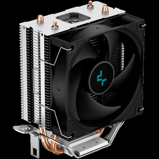 DeepCool AG200, CPU Air Cooler, 1x92mm PWM Fan, TDP 100W, 2 Heatpipes, LGA1700/1200/115x, AMD AM5/AM4, 119x77x133 mm(LxWxH), 2Y, R-AG200-BKNNMN-G