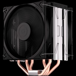 Endorfy Fera 5 Dual Fan, CPU Air Cooler, 2x FLUCTUS 120 PWM fan, TDP 220W, Intel LGA 115x/1200/1700/775/1366/2011/2066, AMD AM5/AM4/AM3+/AM2+/FM2+/FM1, 155×127×102mm, 6 Year Warranty