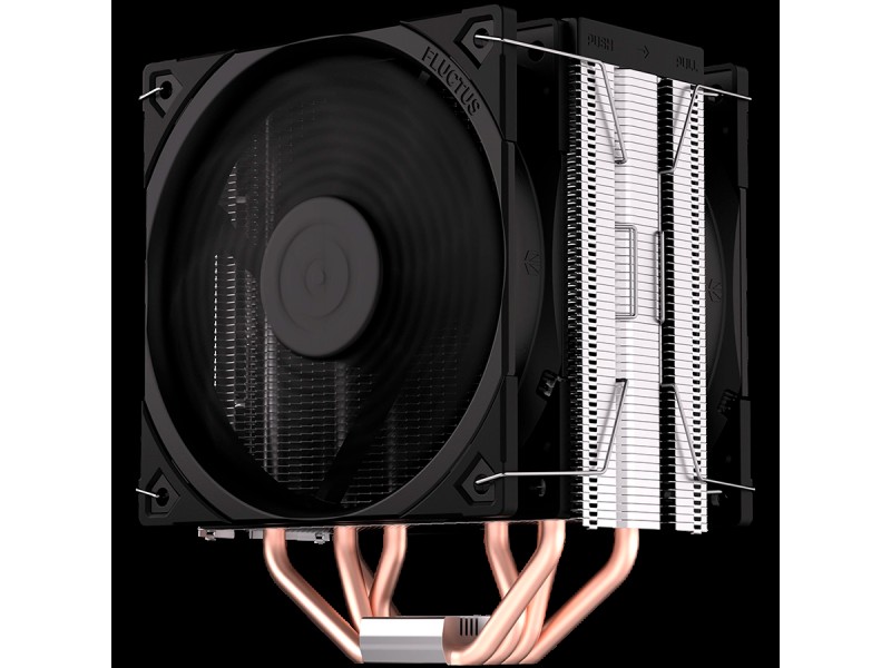 Endorfy Fera 5 Dual Fan, CPU Air Cooler, 2x FLUCTUS 120 PWM fan, TDP 220W, Intel LGA 115x/1200/1700/775/1366/2011/2066, AMD AM5/AM4/AM3+/AM2+/FM2+/FM1, 155×127×102mm, 6 Year Warranty