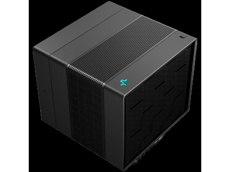 DeepCool ASSASSIN IV, CPU Air Cooler, 1x120mm + 1x140mm FDB Fans, Fan Speed Switch, TDP 280W, 7 Heatpipes, LGA2066/2011-v3/2011/1700/1200/115x, AMD AM5/AM4, 144x147x164 mm(LxWxH), 6Y, R-ASN4-BKNNMT-G