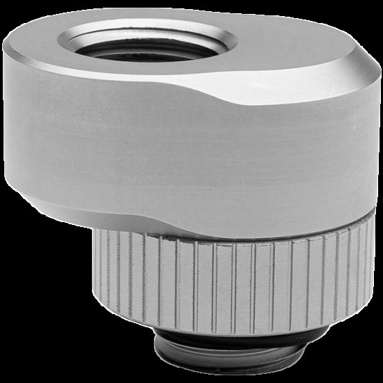 EK-Quantum Torque Rotary Offset 7 - Satin Titanium, adapter fitting
