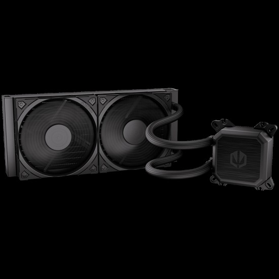 Endorfy Navis F240, CPU Liquid Cooler, 2x FLUCTUS 120 PWM fan, Navis F, Intel LGA 115x/1200/1700/2011/2066, AMD AM5/AM4, 146×125×65mm, 3 Year Warranty