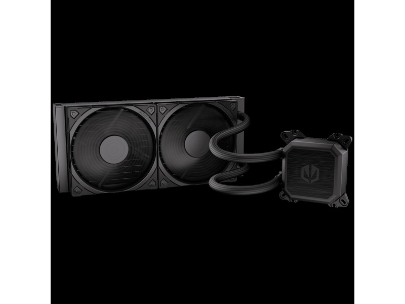 Endorfy Navis F240, CPU Liquid Cooler, 2x FLUCTUS 120 PWM fan, Navis F, Intel LGA 115x/1200/1700/2011/2066, AMD AM5/AM4, 146×125×65mm, 3 Year Warranty