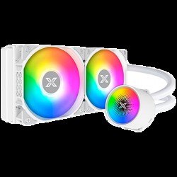 Xigmatek Liquid Killer X Arctic 240 EN47963, AIO Liquid Cooler, New X logo ARGB Pump Head, 2x120mm ARGB Fan, Plastic Steel Backpanel