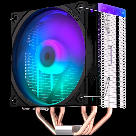 Endorfy Fera 5 ARGB, CPU Air Cooler, 1x FLUCTUS 120 ARGB PWM fan, TDP 220W, Intel LGA 115x/1200/1700/775/1366/2011/2066, AMD AM5/AM4/AM3+/AM2+/FM2+/FM1, 155×127×77mm, 6 Year Warranty