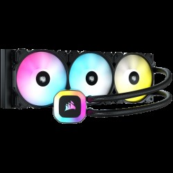 CORSAIR H150 RGB, 360mm Radiator, Liquid CPU Cooler