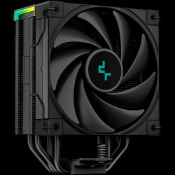 DeepCool AK400 Digital, CPU Air Cooler, 1x120mm FK120 PWM Fan, Digital Display, ARGB, TDP 220W, 4 Heatpipes, Black, LGA1700/1200/115x, AMD AM5/AM4, 126x97x156 mm(LxWxH), 3Y, R-AK400-BKADMN-G
