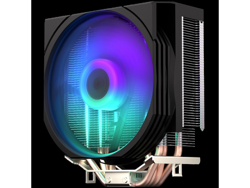 Endorfy Spartan 5 MAX ARGB, CPU Air Cooler, 1x FLUCTUS 120 ARGB PWM fan, TDP 180W, Intel LGA 115x/1200/1700, AMD AM5/AM4/AM3+/AM2+/FM2+/FM1, 146×125×65mm, 6 Year Warranty