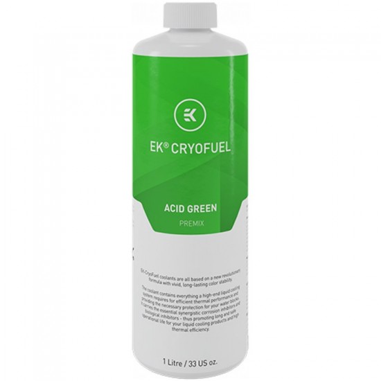 EK-CryoFuel Acid Green (Premix 1000mL), coolant mixture