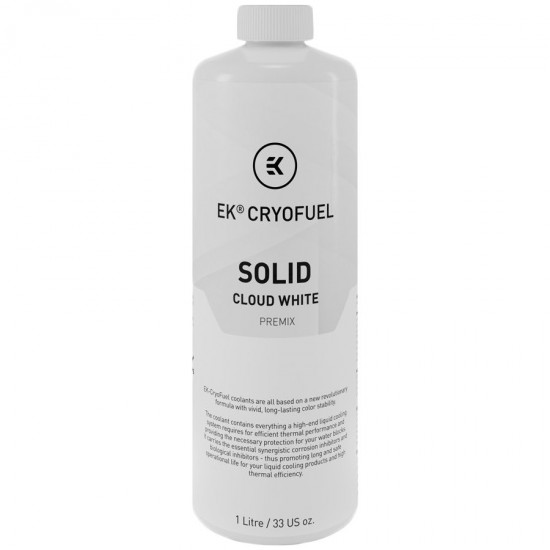 EK-CryoFuel Solid Cloud White (Premix 1000mL), coolant mixture