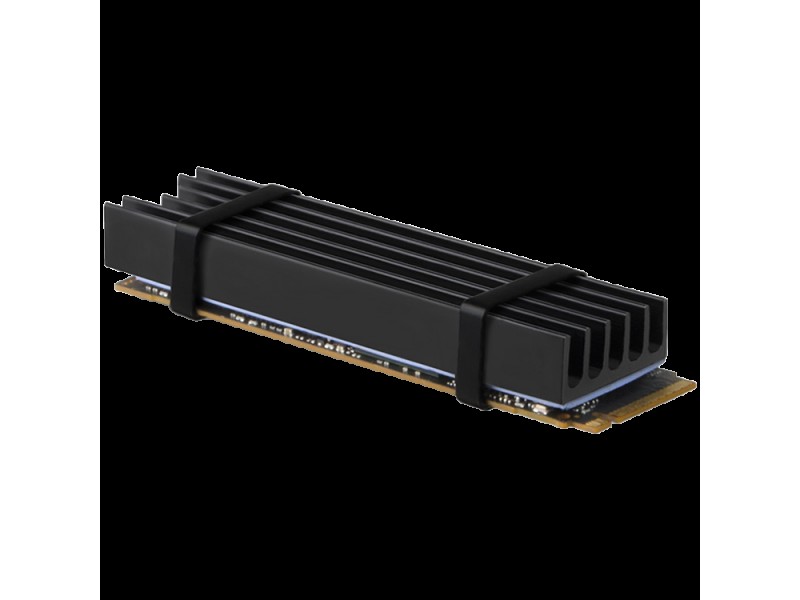 AXAGON CLR-M2L10 passive - M.2 SSD, 80mm SSD, ALU body, silicone thermal pads, height 10mm