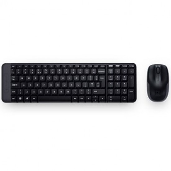 LOGITECH MK220 Wireless Combo - BLACK - US INT L