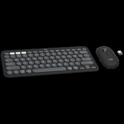 LOGITECH Pebble 2 Bluetooth Keyboard Combo - TONAL GRAPHITE - US INT L