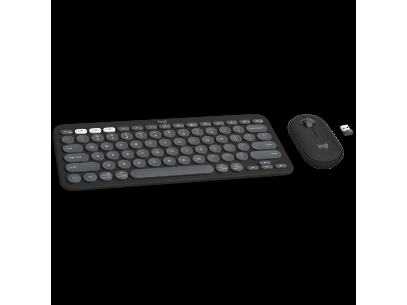 LOGITECH Pebble 2 Bluetooth Keyboard Combo - TONAL GRAPHITE - US INT L