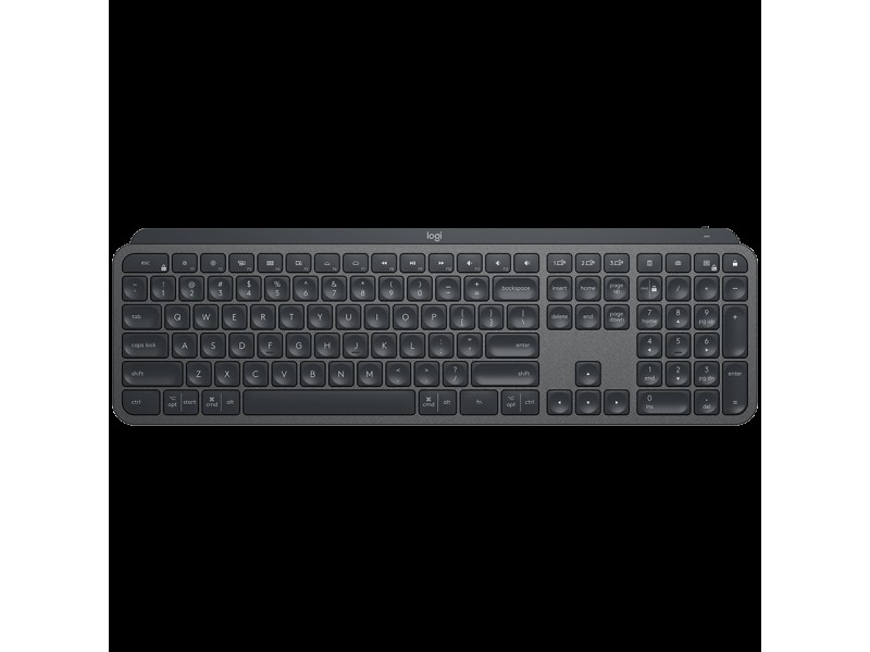 LOGITECH MX Keys S Plus Bluetooth Illuminated Keyboard with Palm Rest - GRAPHITE - US INT L