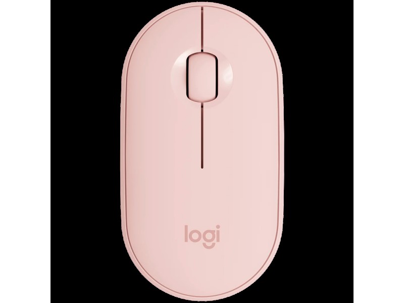 LOGITECH M350S Pebble 2 Bluetooth Mouse - TONAL ROSE - DONGLELESS