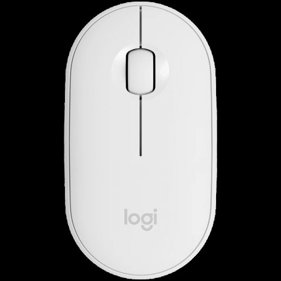 LOGITECH M350S Pebble 2 Bluetooth Mouse - TONAL WHITE - DONGLELESS LOGITECH M350S Pebble 2 Bluetooth Mouse - TONAL WHITE - DONGLELESS