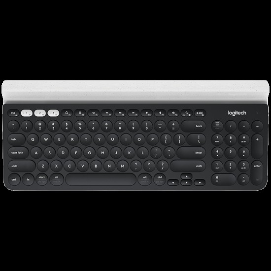 LOGITECH K780 Multi-Device Wireless Keyboard - DARK GREY/SPECKLED WHITE - US INT L