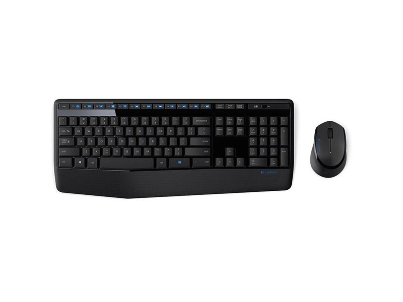 LOGITECH MK345 Wireless Combo - BLACK - US INT L