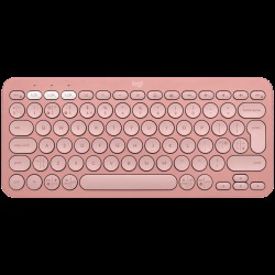 LOGITECH K380S Multi-Device Bluetooth Keyboard - TONAL ROSE - US INT L