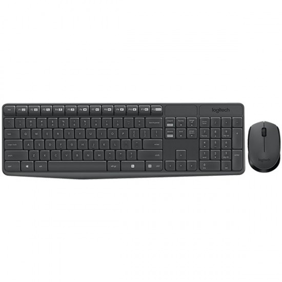 LOGITECH MK235 Wireless Combo - GREY - US INT L