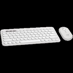 LOGITECH Pebble 2 Bluetooth Keyboard Combo - TONAL WHITE - US INT L