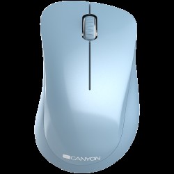 CANYON MW-11, 2.4 GHz  Wireless mouse ,with 3 buttons, DPI 1200, Battery:AAA*2pcs  ,Blue67*109*38mm 0.063kg