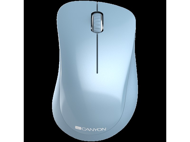 CANYON MW-11, 2.4 GHz  Wireless mouse ,with 3 buttons, DPI 1200, Battery:AAA*2pcs  ,Blue67*109*38mm 0.063kg
