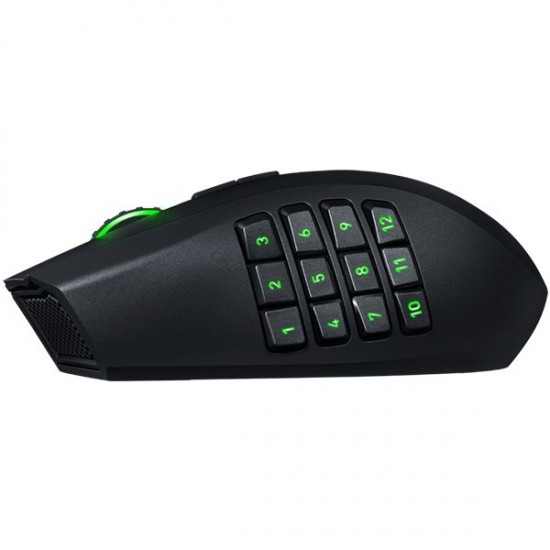 Mouse Naga Epic Chroma-EU,8200dpi 4G laser sensor,12-button mechanical thumb grid,19 MMO optimized programmable buttons,16.8 million customizable color options.