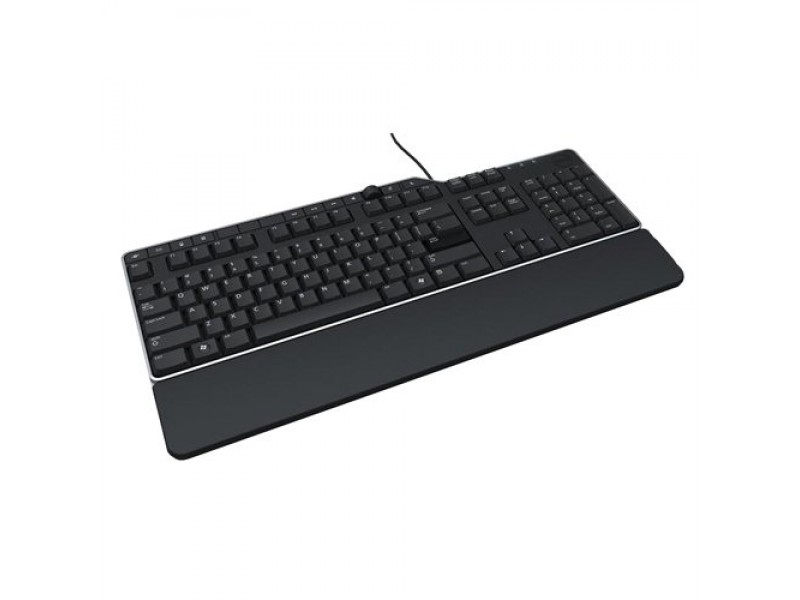 US/Euro (QWERTY) Dell KB-522 Wired Business Multimedia USB Keyboard Black
