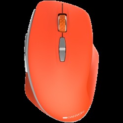 CANYON MW-21, 2.4 GHz  Wireless mouse ,with 7 buttons, DPI 800/1200/1600, Battery:AAA*2pcs  ,Red 72*117*41mm 0.075kg