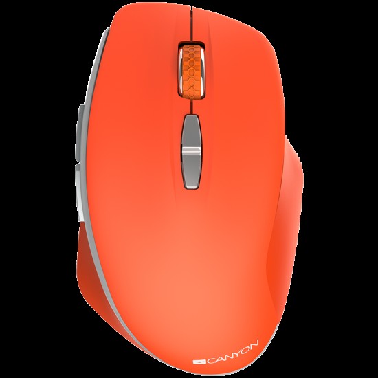 CANYON MW-21, 2.4 GHz Wireless mouse ,with 7 buttons, DPI 800/1200/1600, Battery:AAA*2pcs ,Red 72*117*41mm 0.075kg CANYON MW-21, 2.4 GHz Wireless mouse ,with 7 buttons, DPI 800/1200/1600, Battery:AAA*2pcs ,Red 72*117*41mm 0.075kg