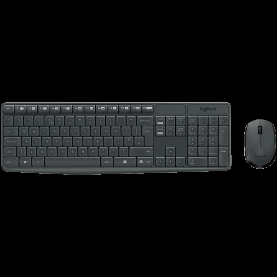 LOGITECH MK235 Wireless Combo - GREY - RUS