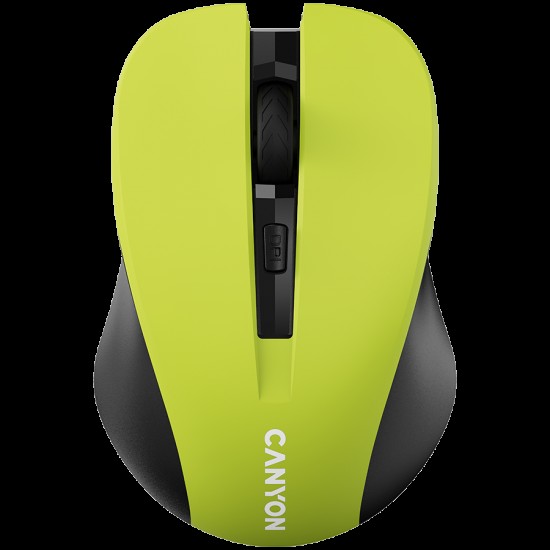 CANYON MW-1, Yellow 2.4GHz wireless optical mouse with 3 buttons, 800/1200/1600 DPI adjustable CANYON MW-1, Yellow 2.4GHz wireless optical mouse with 3 buttons, 800/1200/1600 DPI adjustable